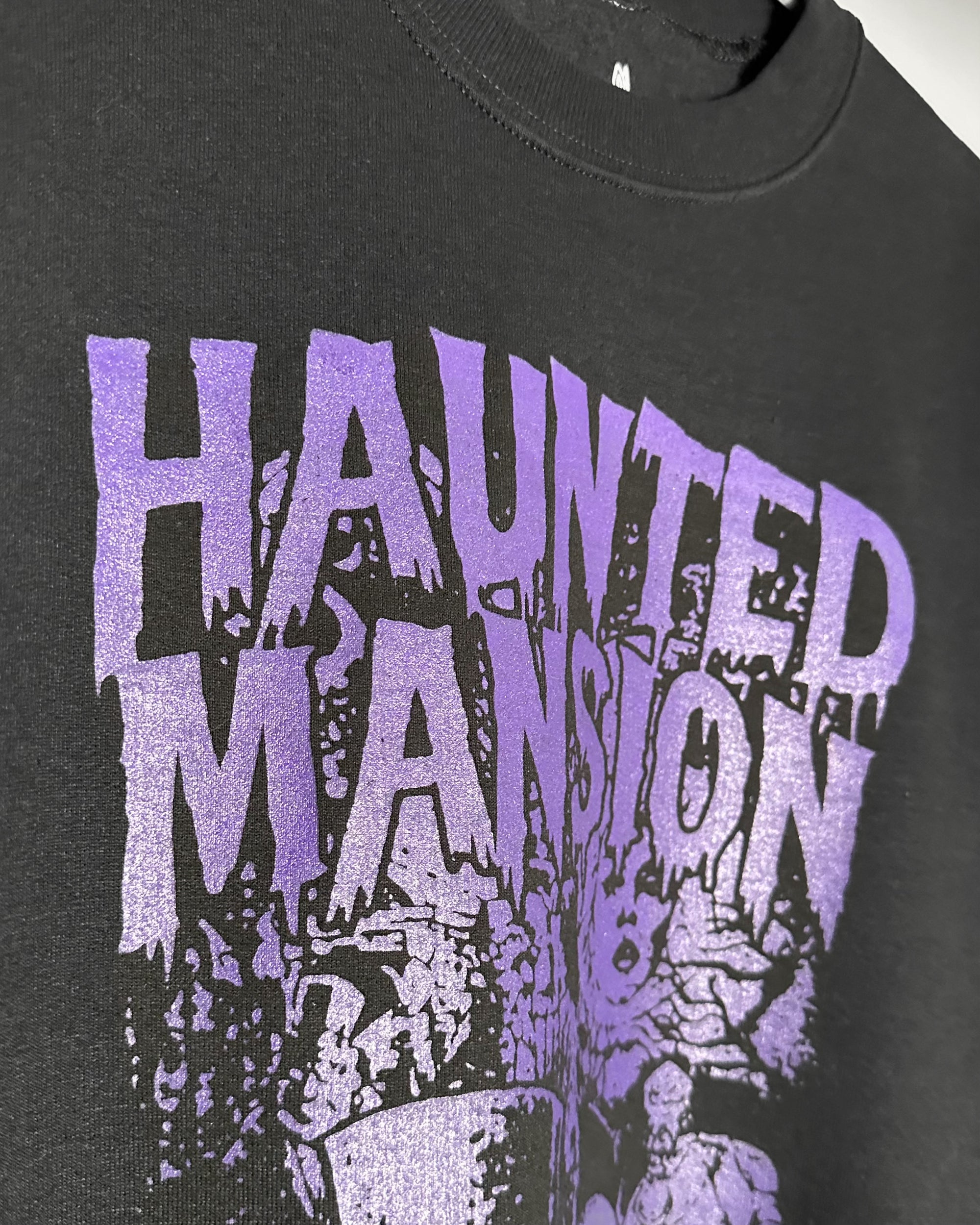 Violet Haunted Mansion Black Sweater