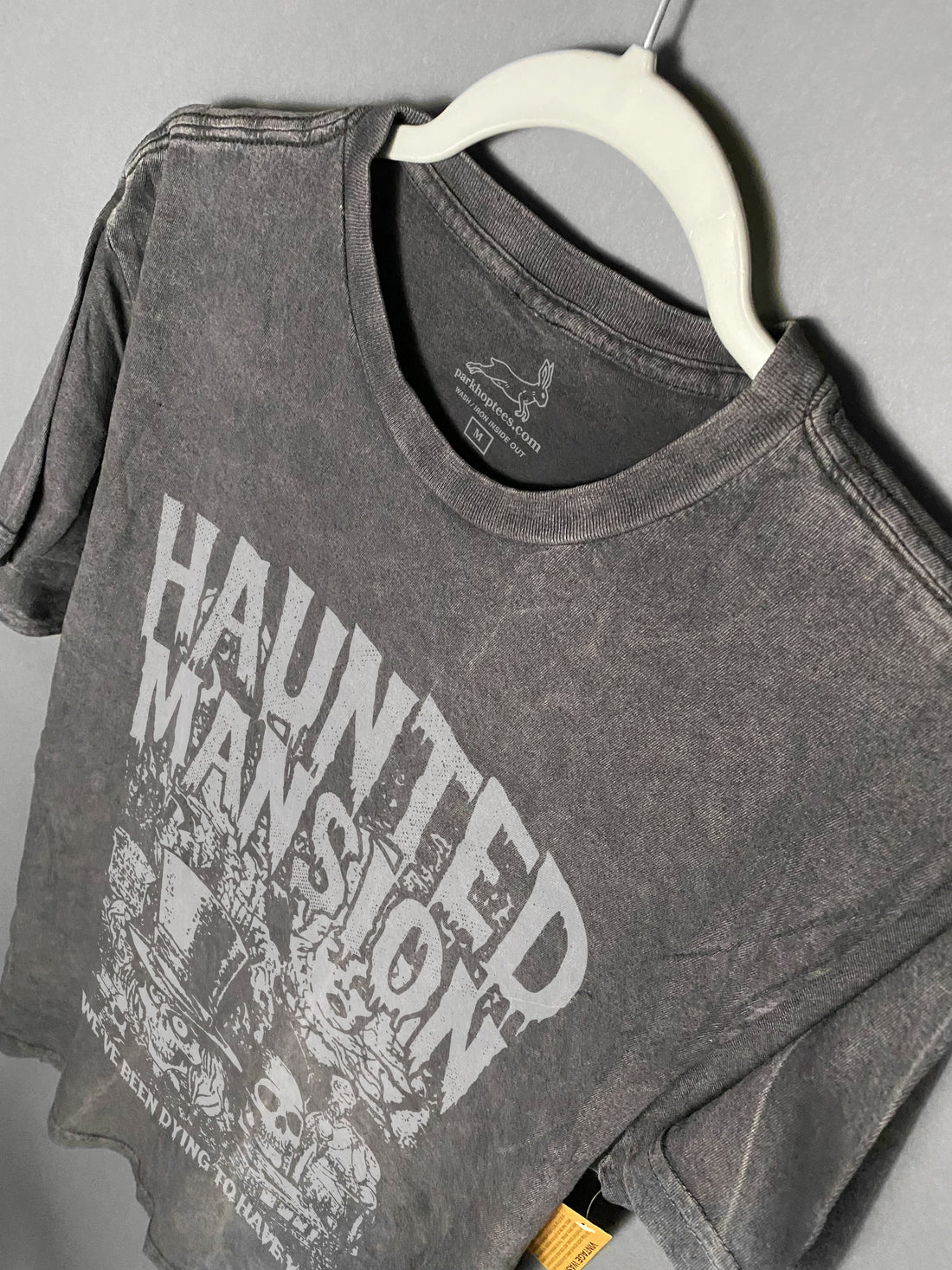 This vintage haunted mansion tee was screen printed in California by park hop tees at parkhoptees.com