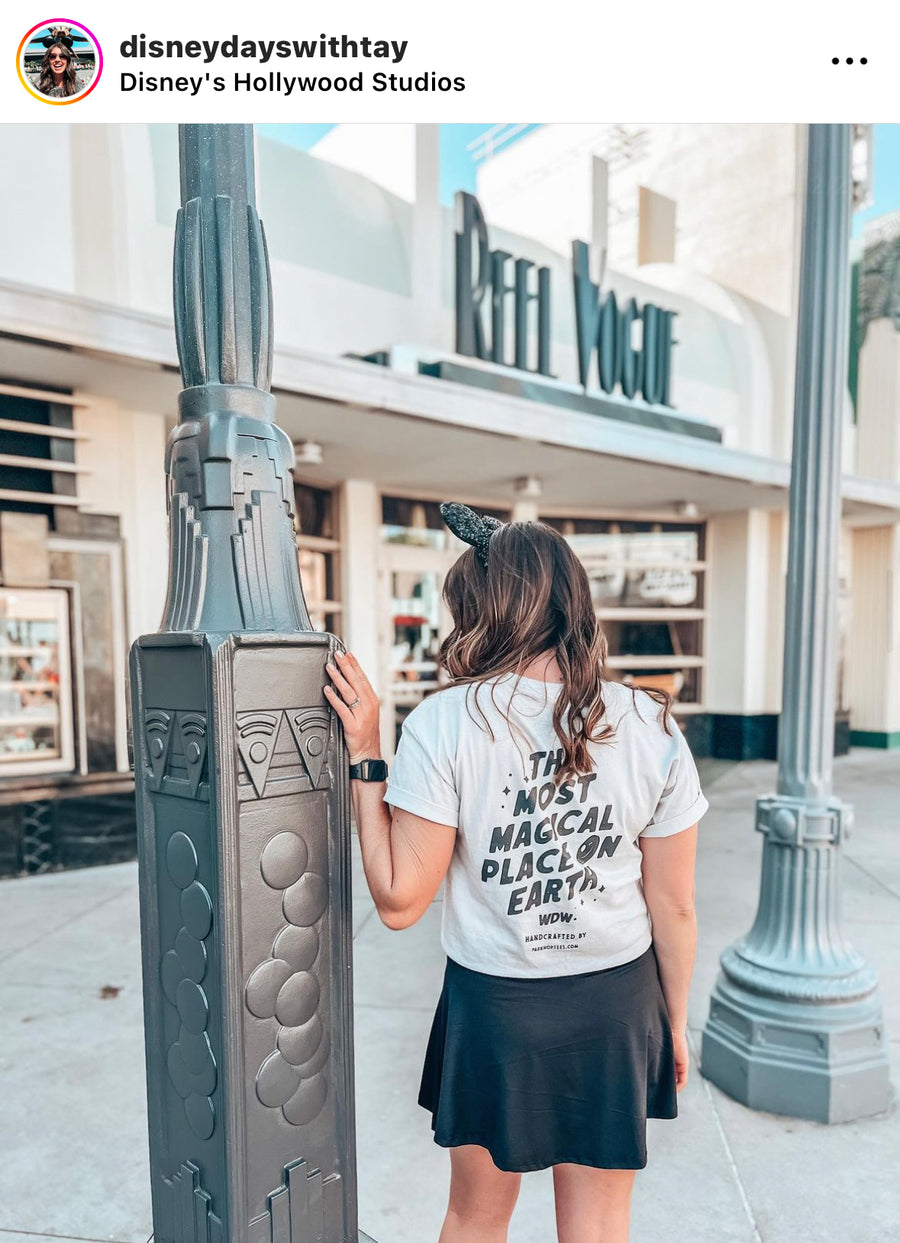 ✨WDW Platinum Grey Shirt - Most Magical Place on Earth