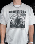 🎡 Swing Line Only - Pal-A-Round Platinum Grey Shirt