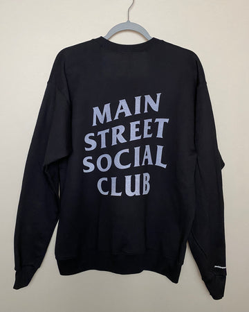 🖤 MSSC Black Crewneck Sweatshirt (Front & Back)