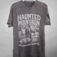 Haunted Mansion vintage grunge tee from Park Hop Tees. 