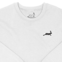 "Park Hop Branded Rabbit" Patch White Sweater